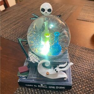 Nightmare Before Christmas Light-Up Snow Globe